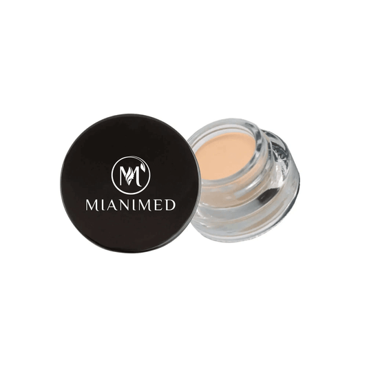 MIANIMED premium skincare cream in a sleek black and clear jar.