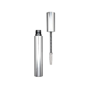 MIANIMED Premium skincare mascara tube with silver packaging and open brush wand