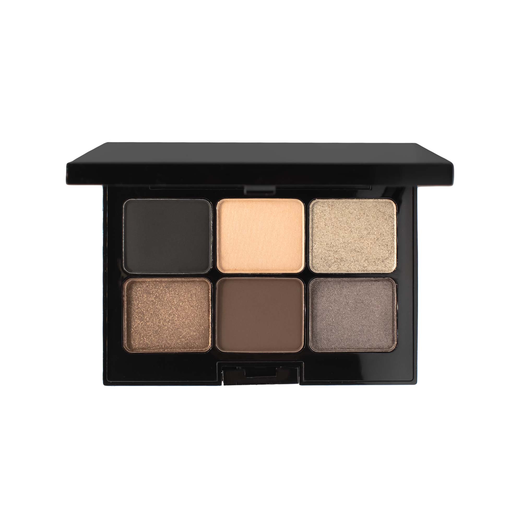 Premium MIANIMED eyeshadow palette with six neutral shades for flawless skincare.