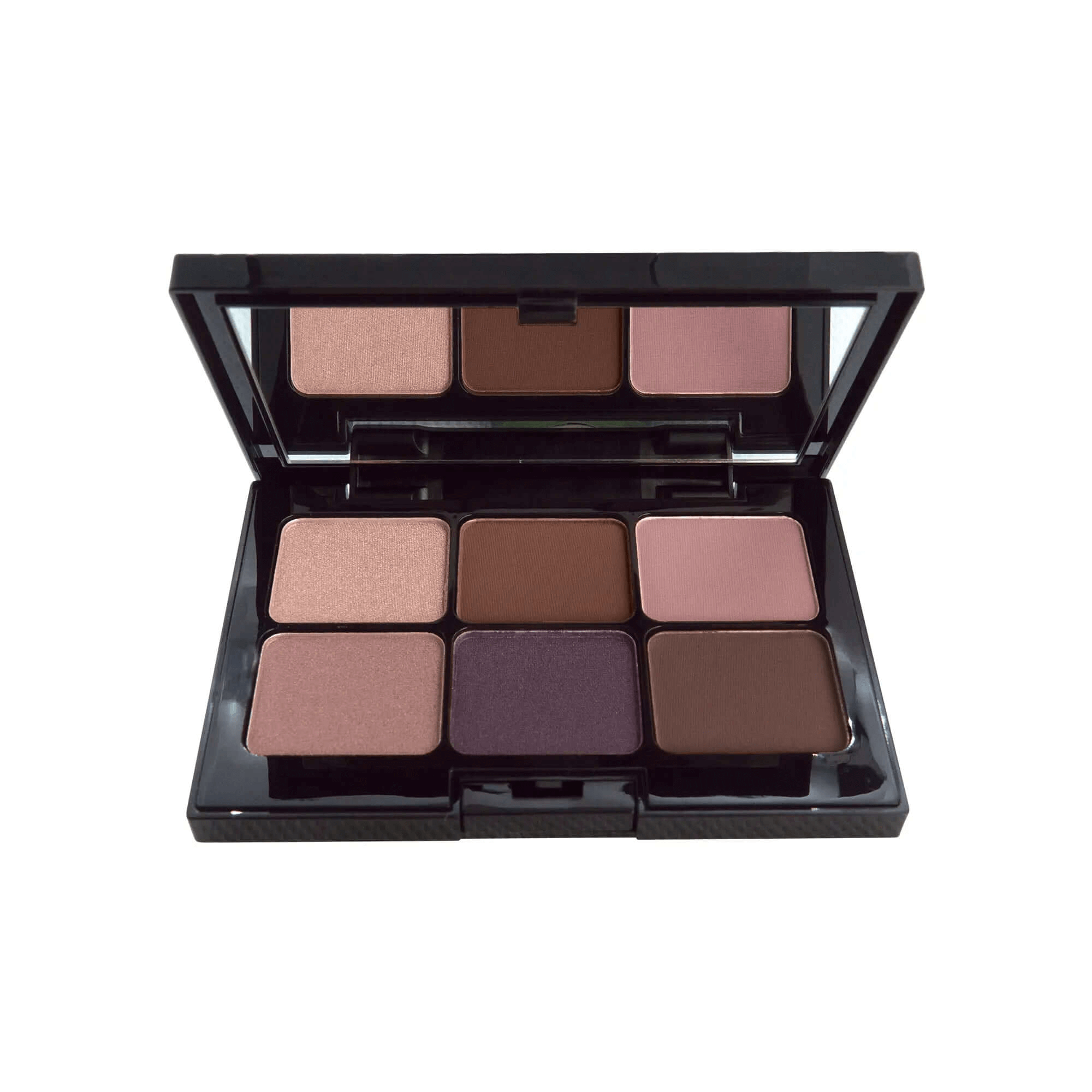 MIANIMED premium skincare eyeshadow palette with six shades in a black compact case