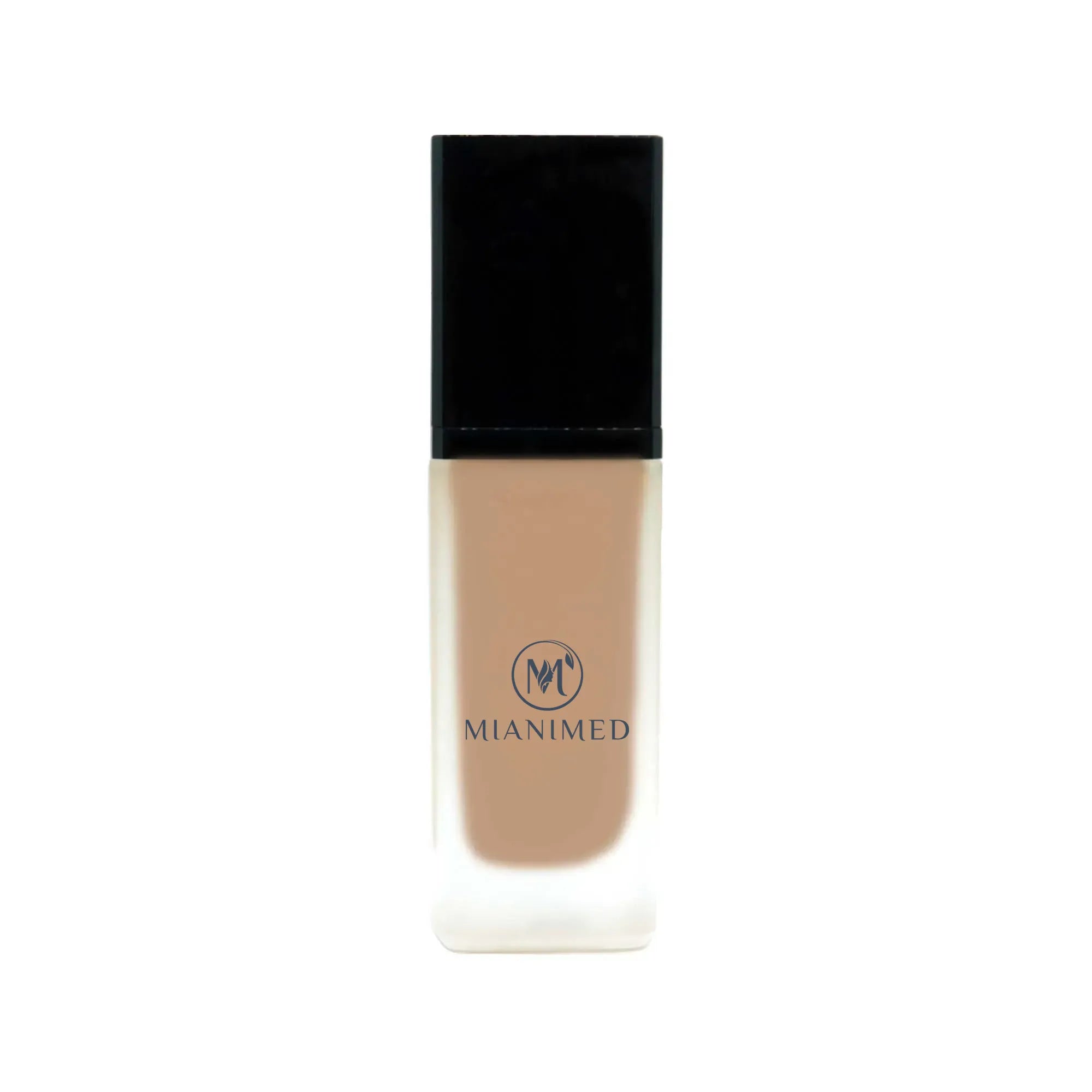 MIANIMED premium skincare foundation in sleek bottle