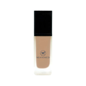 MIANIMED premium skincare foundation in sleek bottle