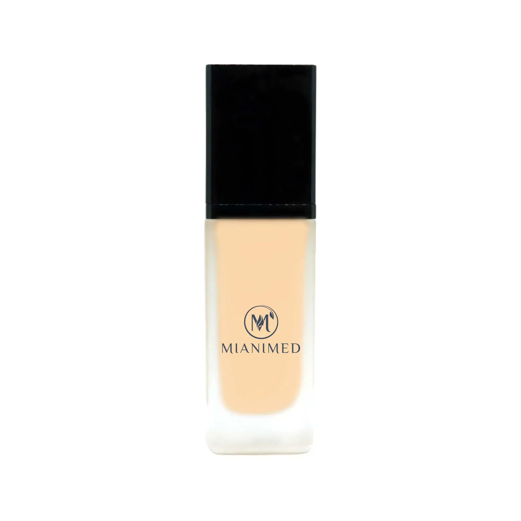 MIANIMED premium skincare product in sleek bottle with black cap