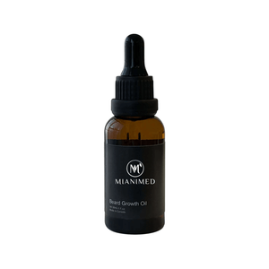 MIANIMED premium beard growth oil bottle for skincare