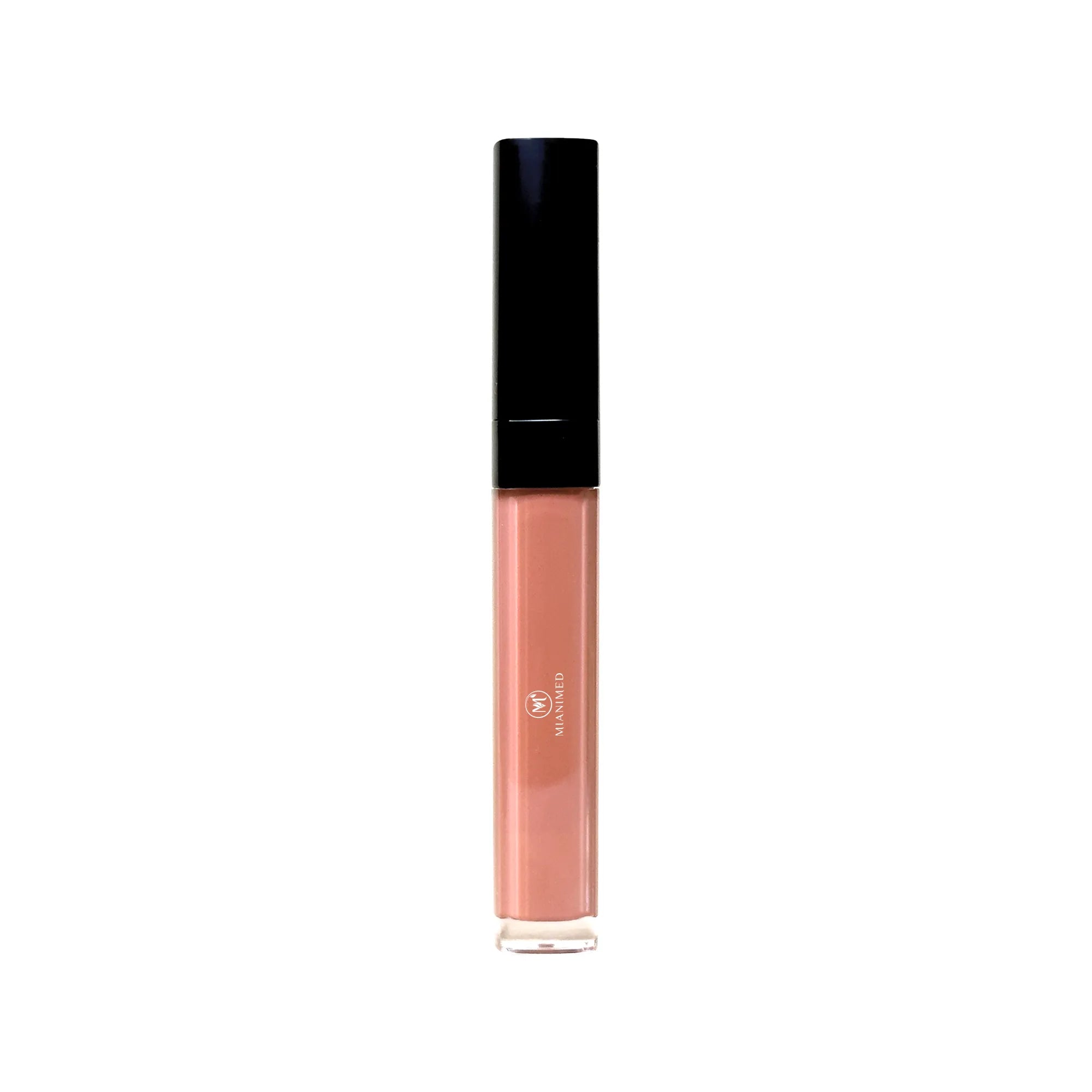 MIANIMED premium skincare lip gloss in a sleek tube with black cap