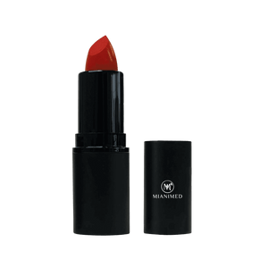 MIANIMED premium red lipstick in elegant black case, ideal for enhancing your skincare and beauty routine.