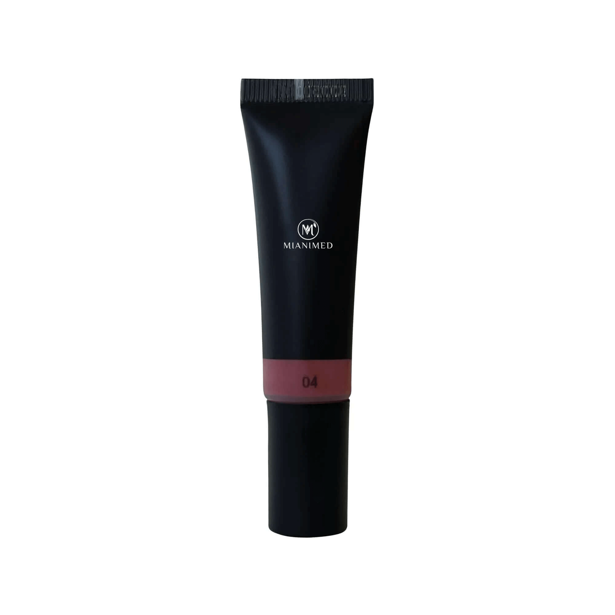 MIANIMED premium skincare product tube with black and red design