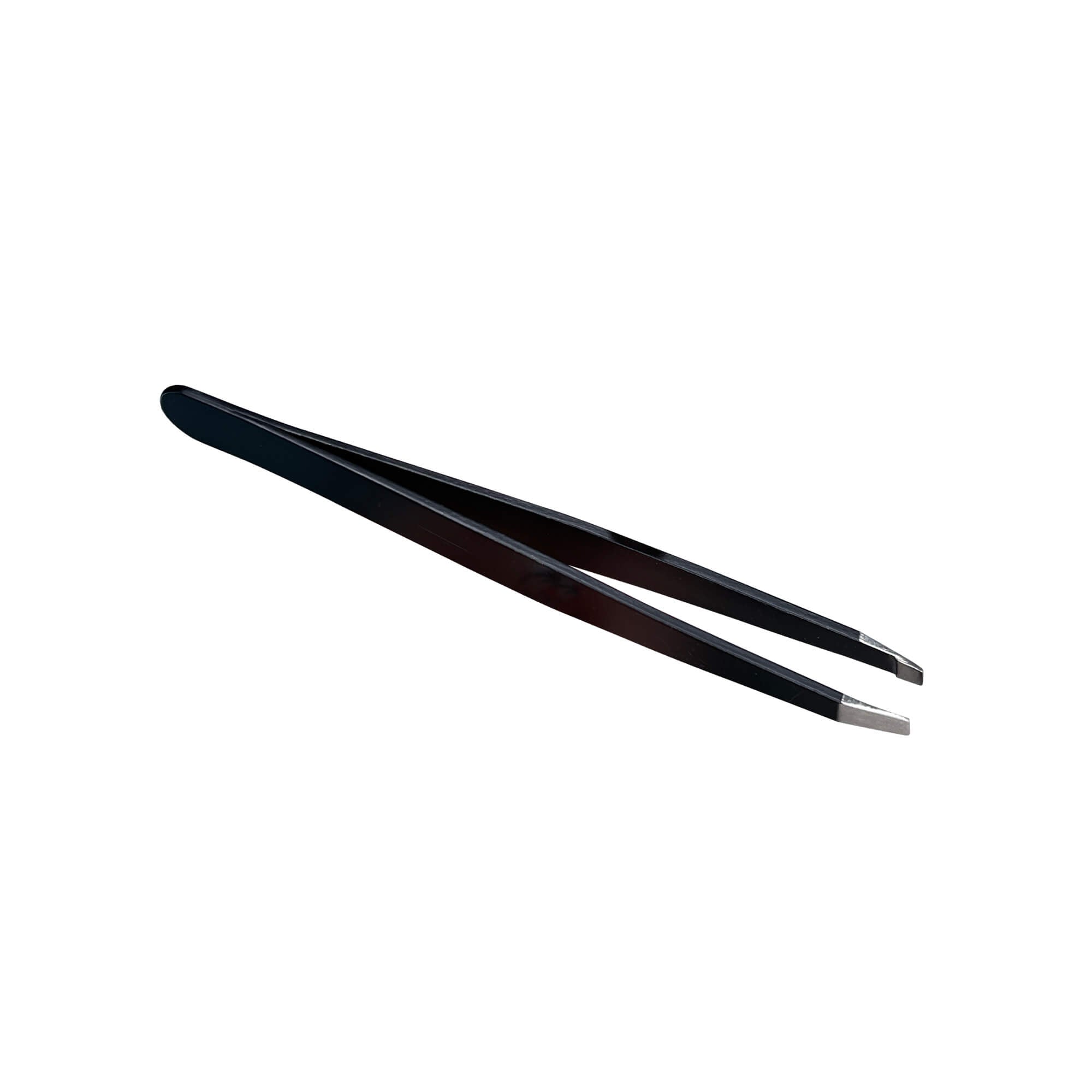 Black metal tweezers by MIANIMED for precise, premium skincare.