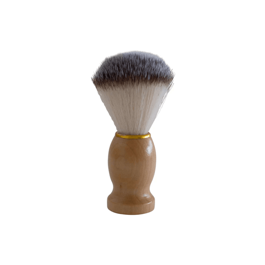 Premium wooden shaving brush with soft bristles for skincare by MIANIMED