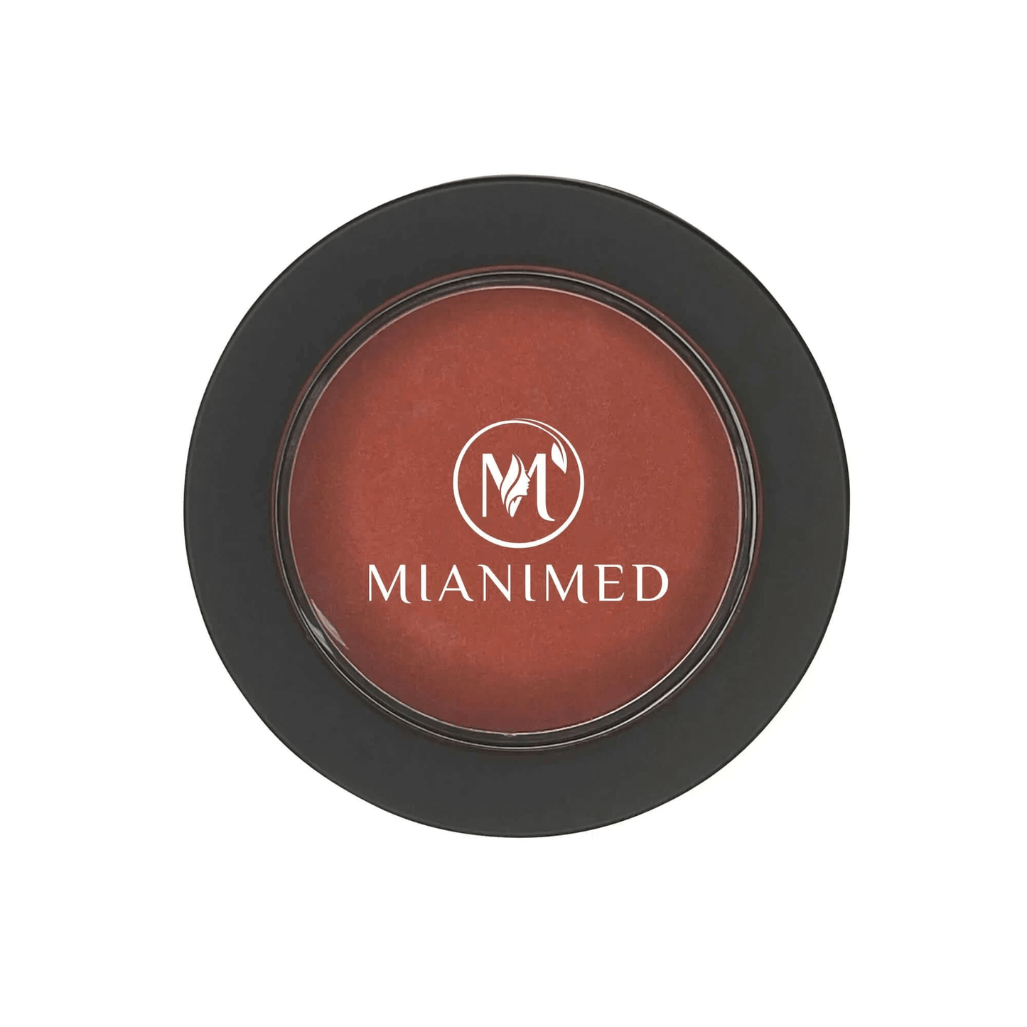 MIANIMED premium skincare product in round black container with logo visible.