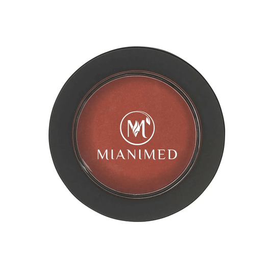 MIANIMED premium skincare product in round black container with logo visible.