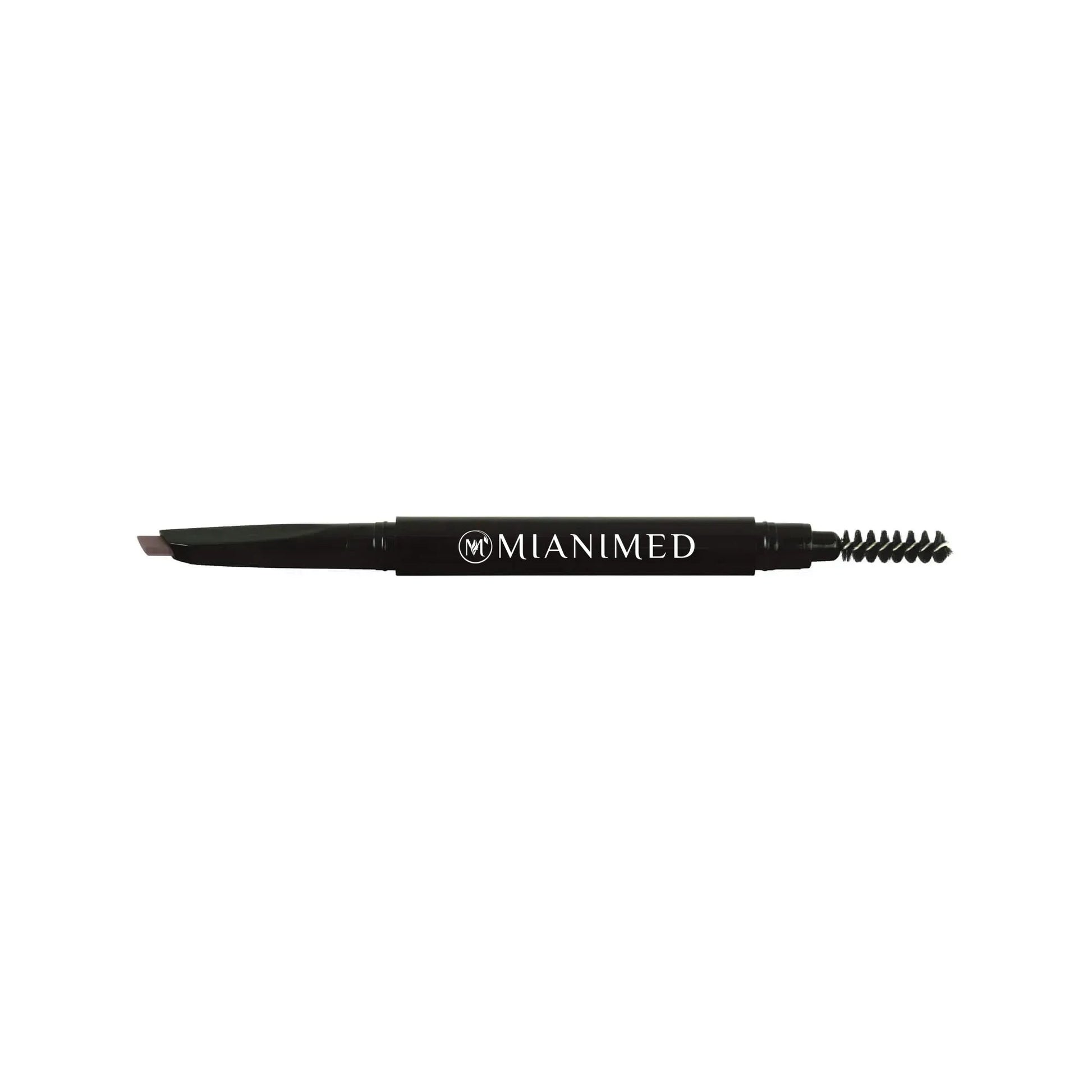 MIANIMED premium black eyebrow pencil brush for skincare routines.