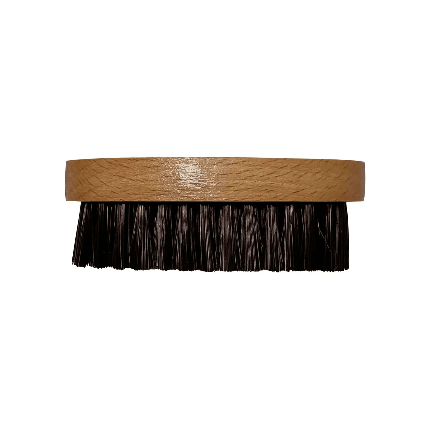 Premium wooden brush with black bristles for skincare by MIANIMED.