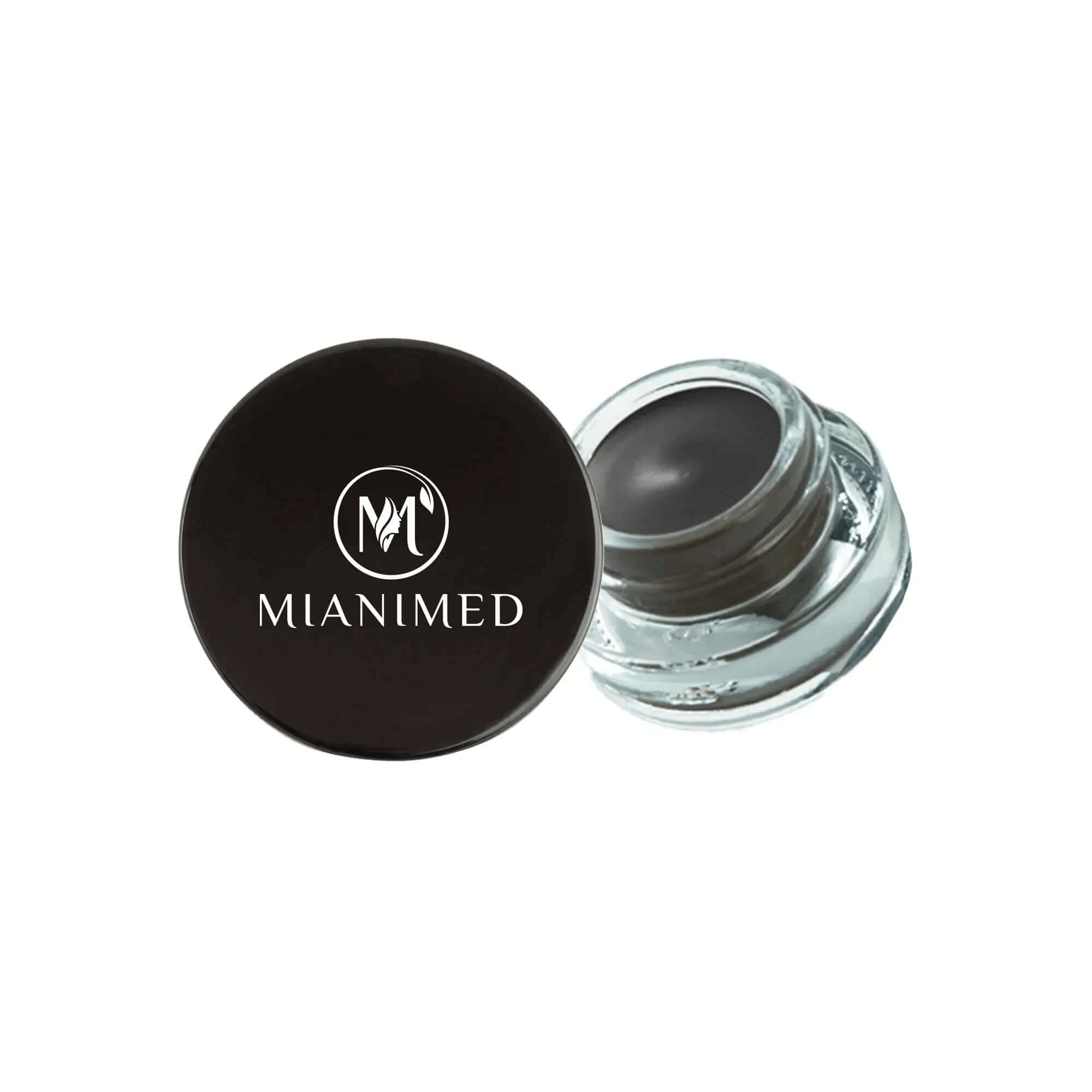 MIANIMED premium skincare cream jar with black lid and logo