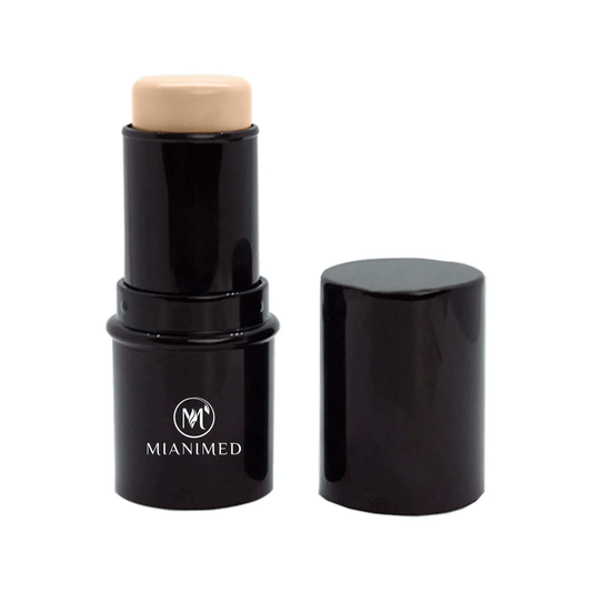 MIANIMED premium skincare dark-colored stick with cream top and matching cap, ideal for luxurious skin care routine.