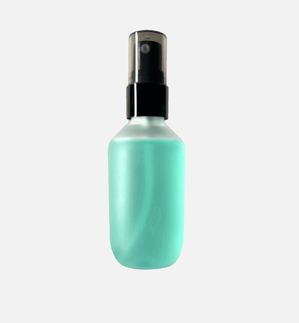 MIANIMED premium skincare bottle with soothing green liquid for rejuvenation