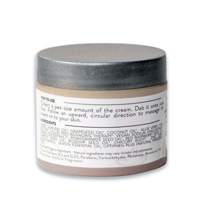 MIANIMED premium skincare cream jar with detailed instructions and ingredient list on the back label