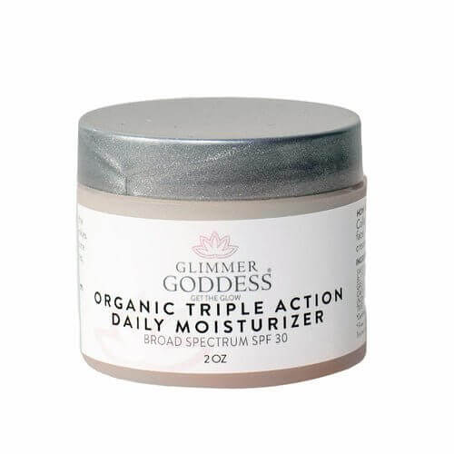 MIANIMED Premium skincare Organic Triple Action Daily Moisturizer Broad Spectrum SPF 30 2 OZ Jar